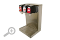 Three valve soda tower dispenser